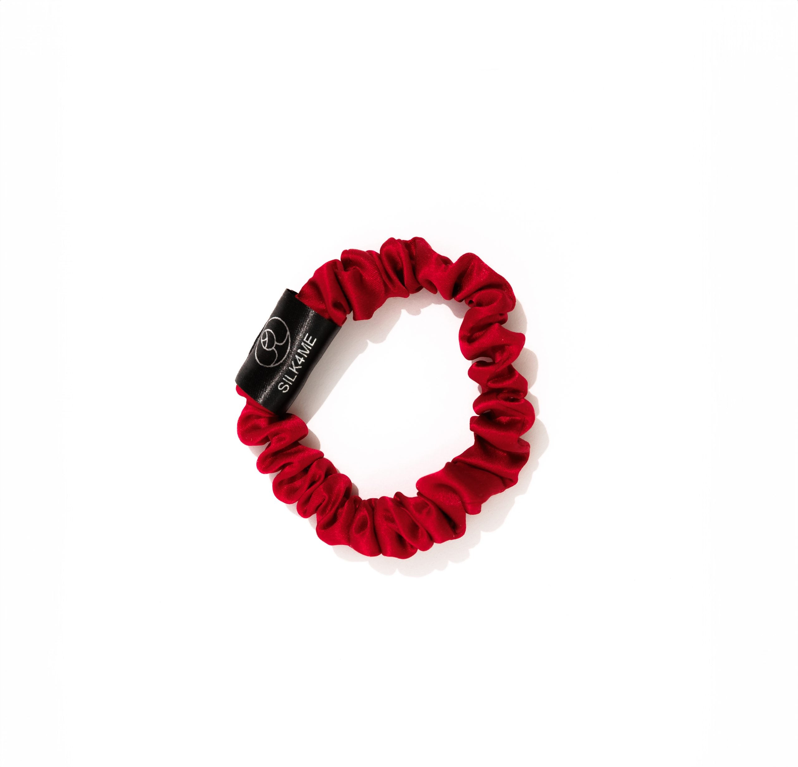 Silk skinny scrunchie