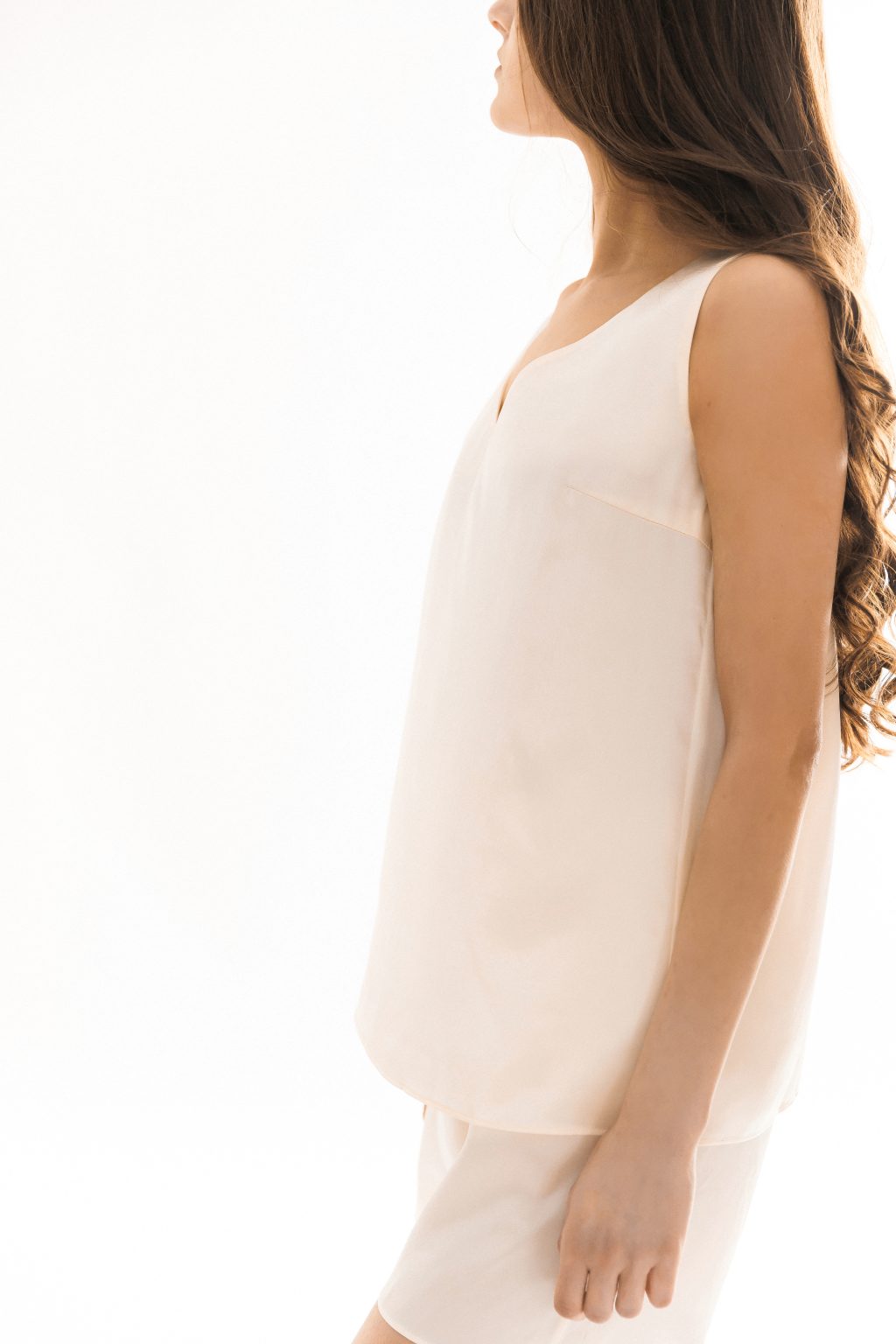 Silk tank top