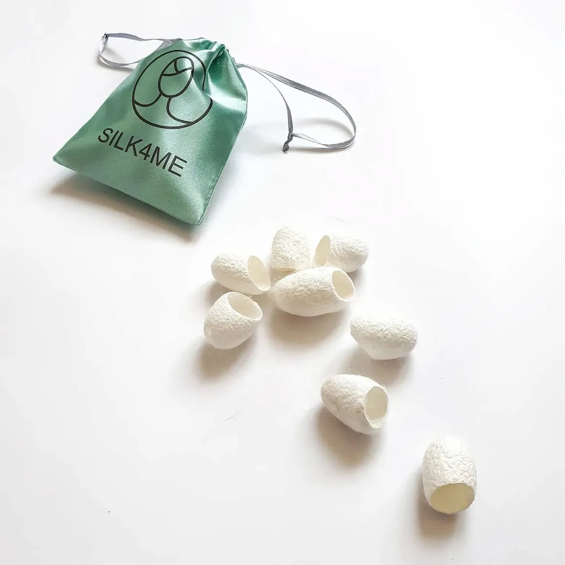 Silk cocoons